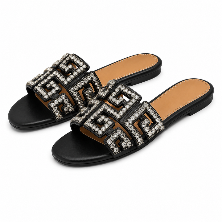 Aurora Rhinestone Slides