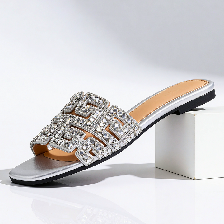 Aurora Rhinestone Slides