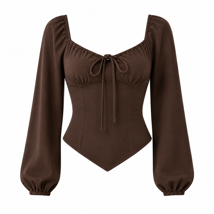 Anna Satin Corset Top