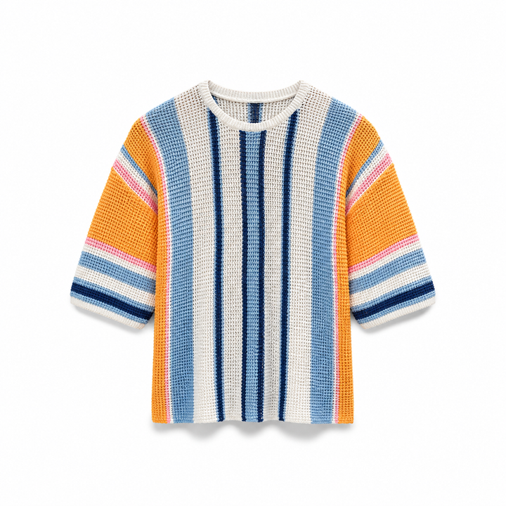 Santiago Stripe Knit Tee