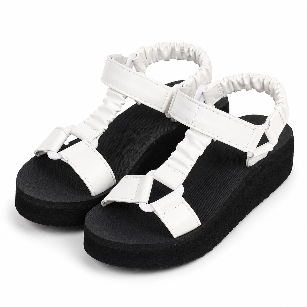 Nova Iridescent Platform Sandal