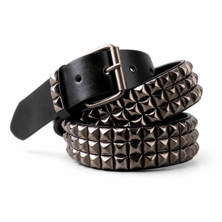 Rebel Studded Leather Belt