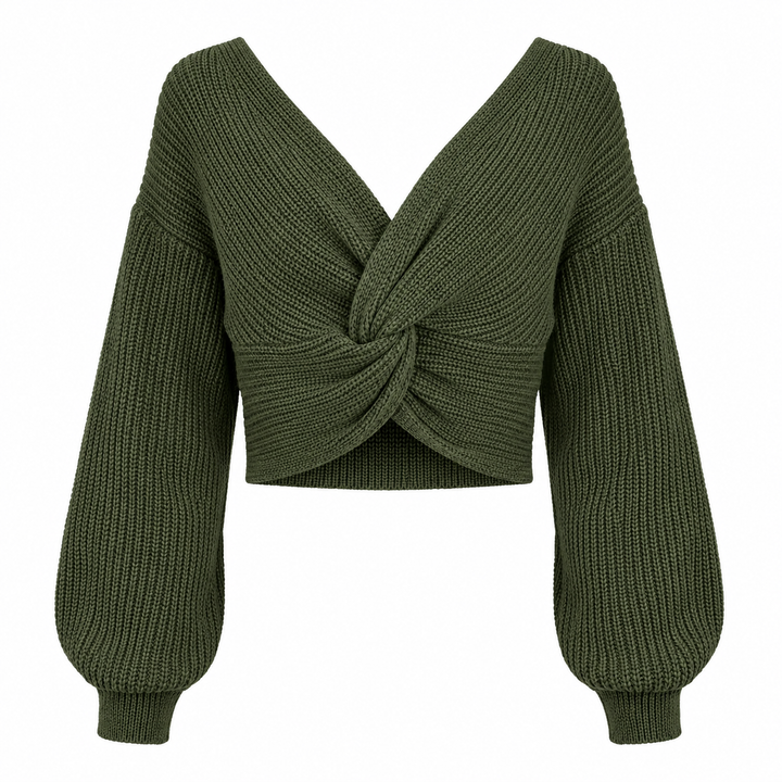 Amoret Twist Knit Top