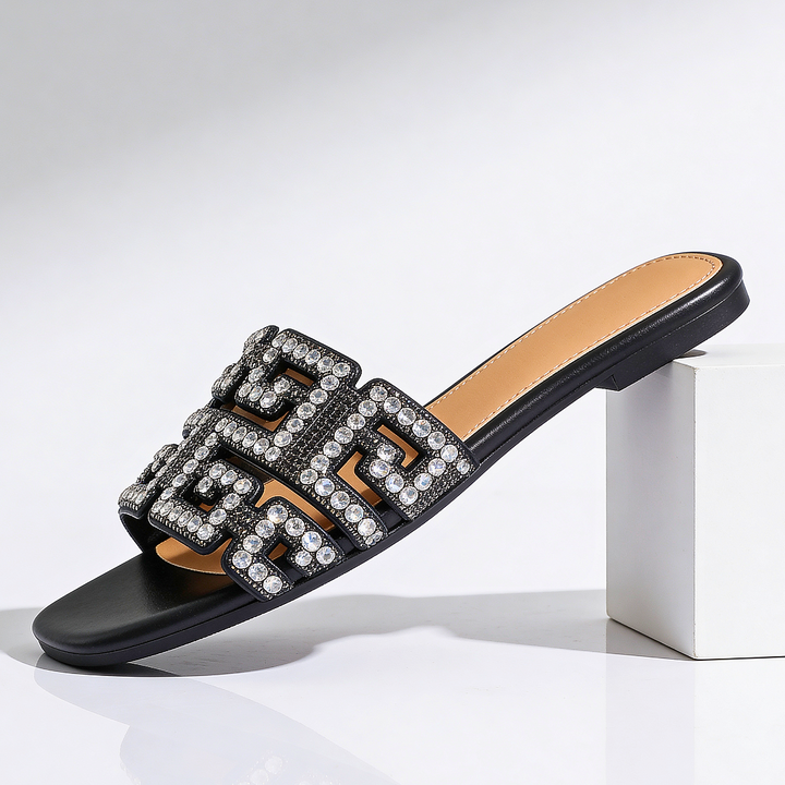 Aurora Rhinestone Slides