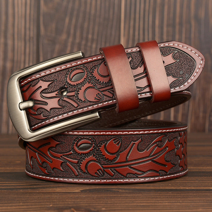 The Foreman Carved Belt