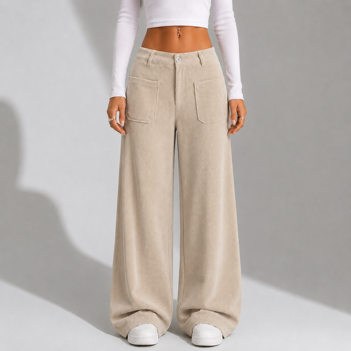 Brooke Corduroy Wide Leg Pant