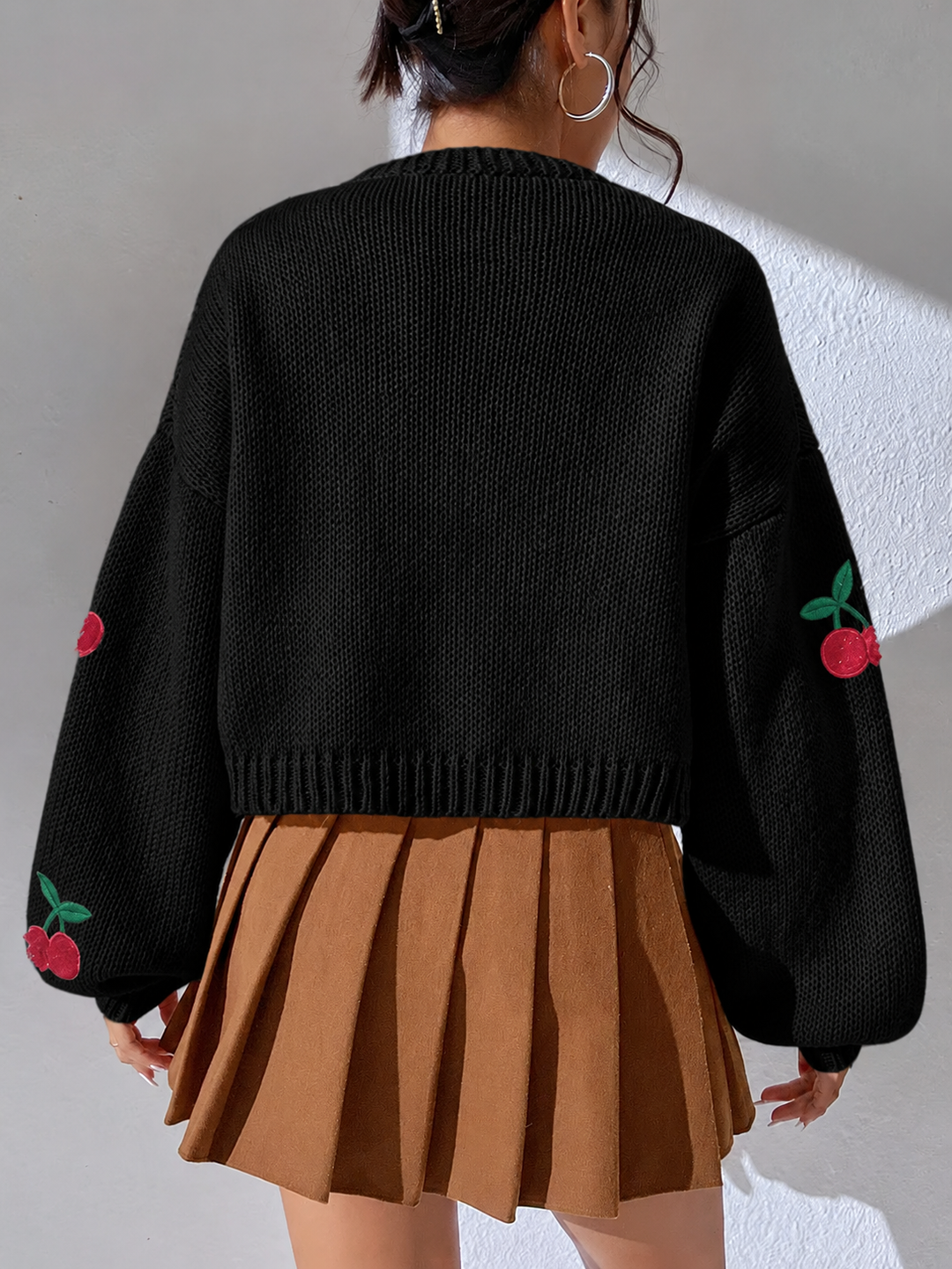 Ella Embroidered Knit Sweater