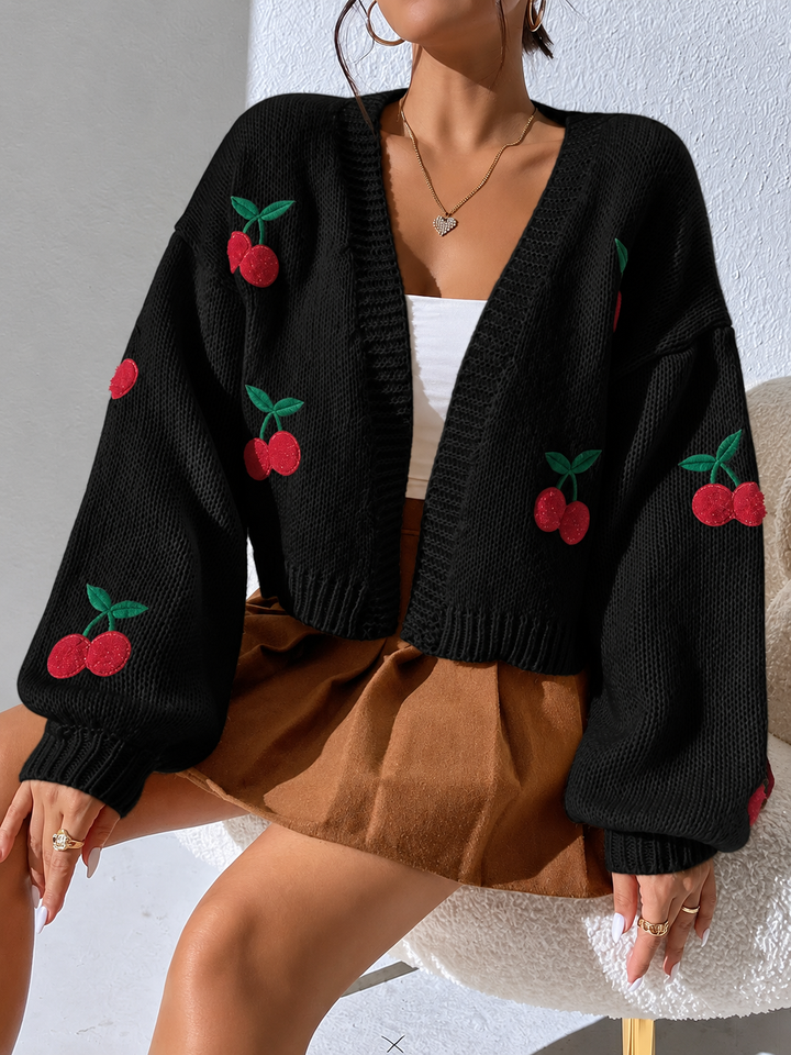 Ella Embroidered Knit Sweater