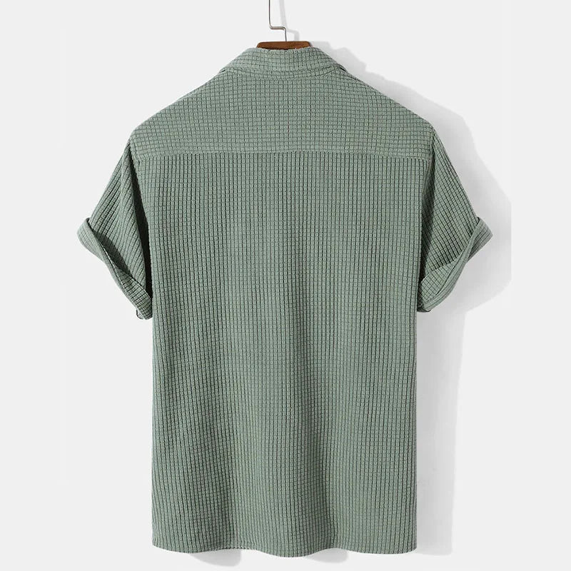 Waffle Textured Polo Shirt