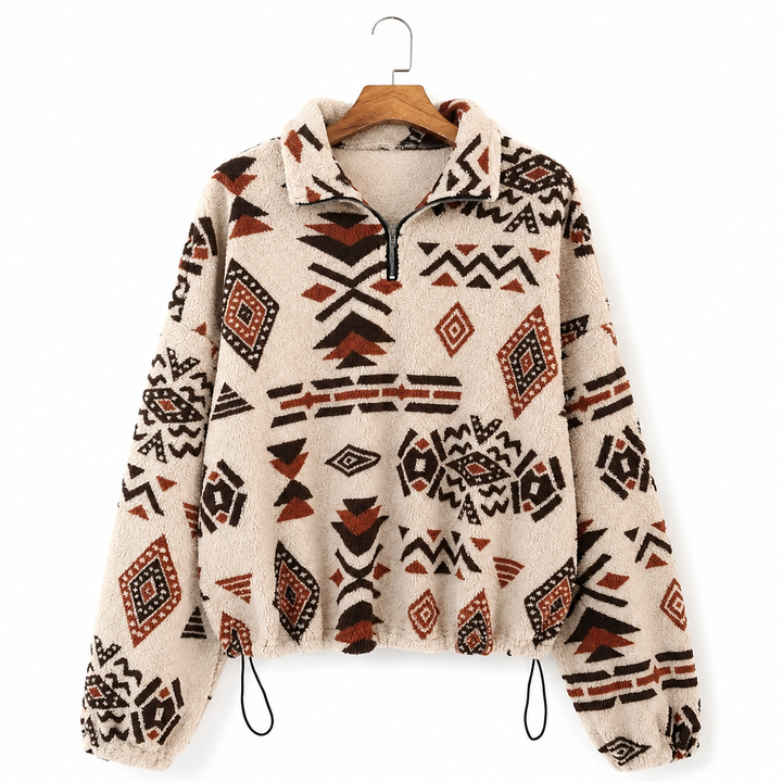 Kaia Aztec Fleece Pullover