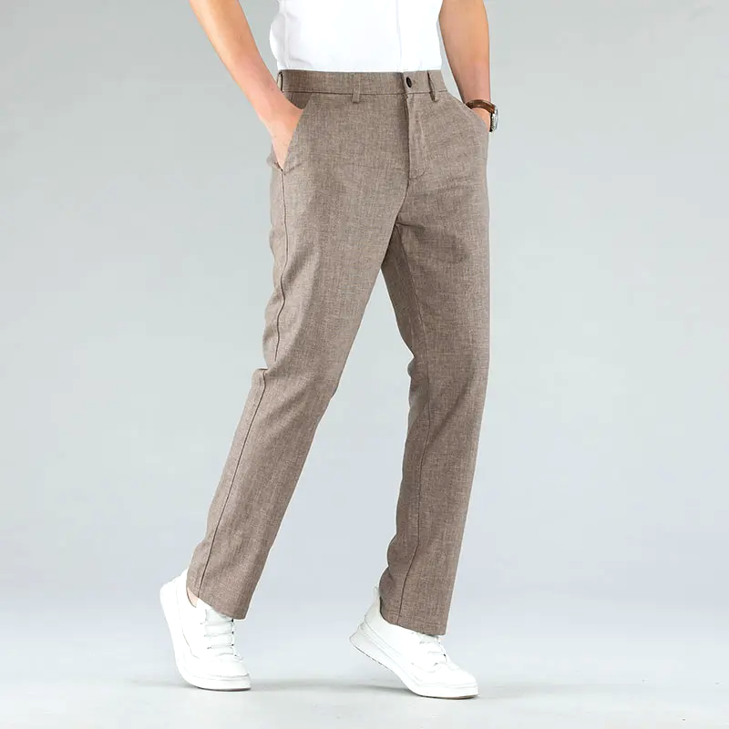 Mocha Linen Pants