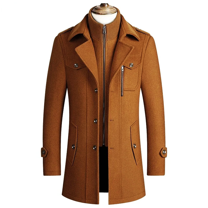 GRANT LAVOIE VIRGIN WOOL OVERCOAT