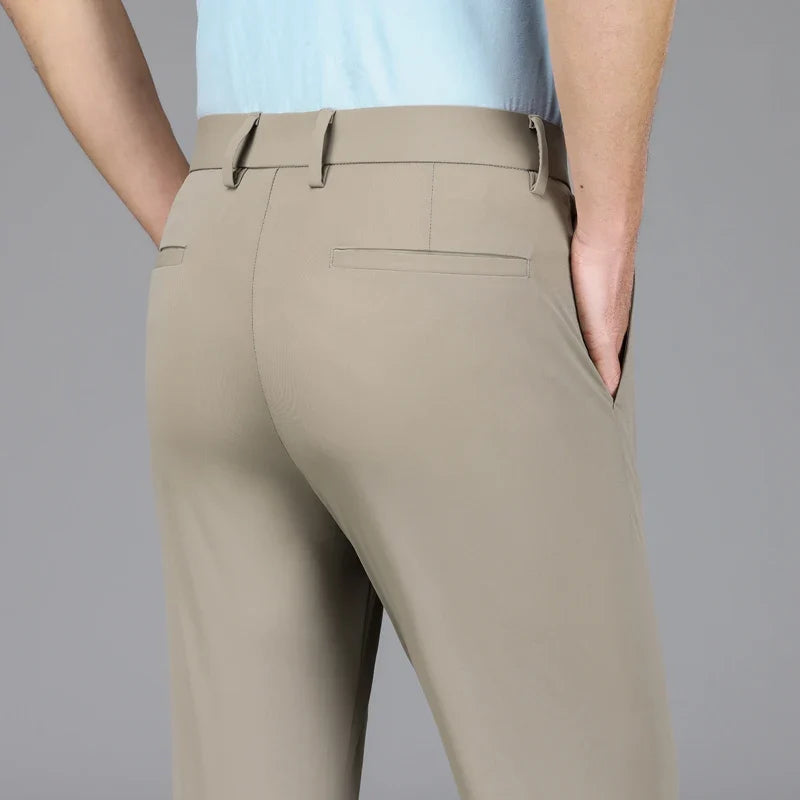 Harvey Stretchable Silk Pants