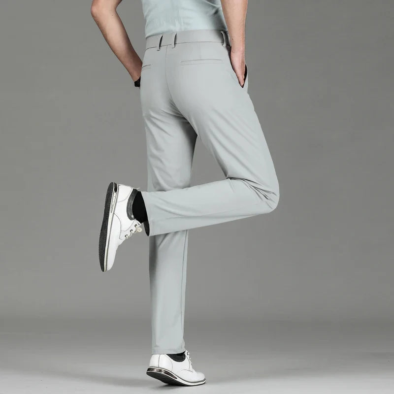 Harvey Stretchable Silk Pants