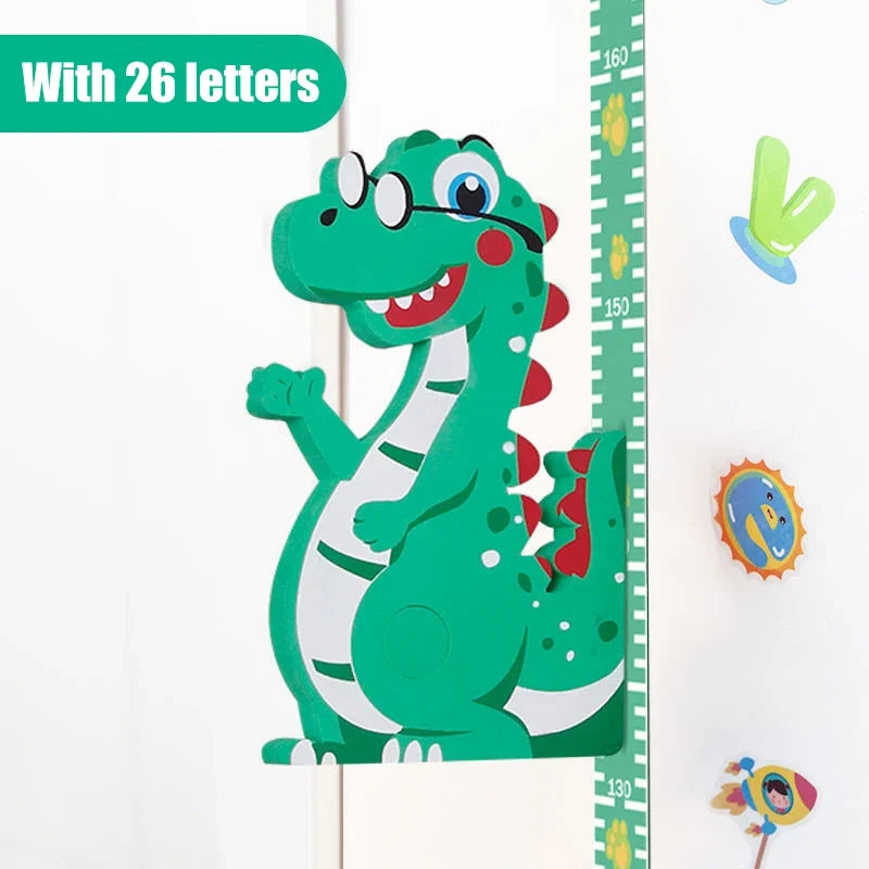 Animal Theme Children Growth Chart