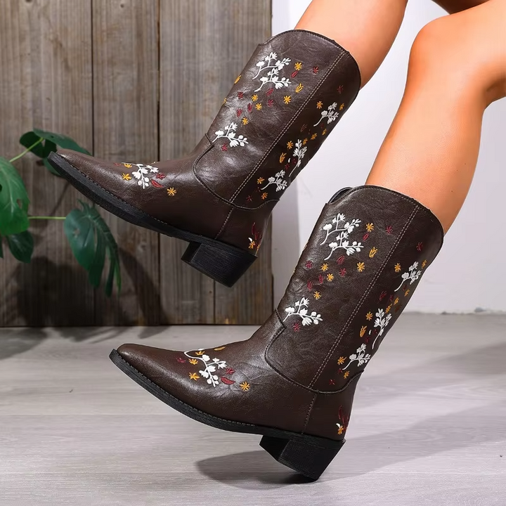 Maisie Embroidered Boots