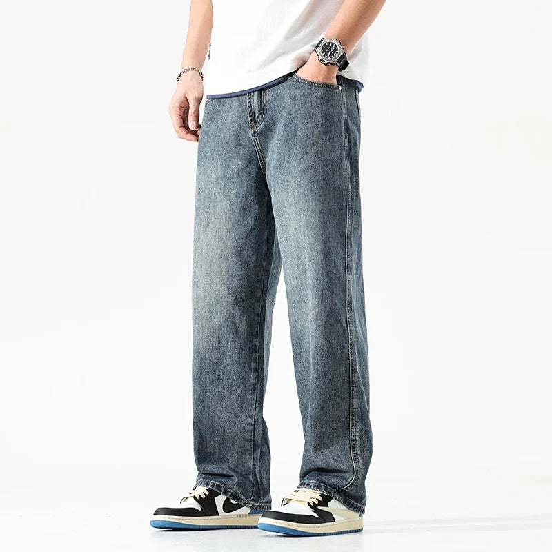 Ethan Stone-Wash Denim Jeans