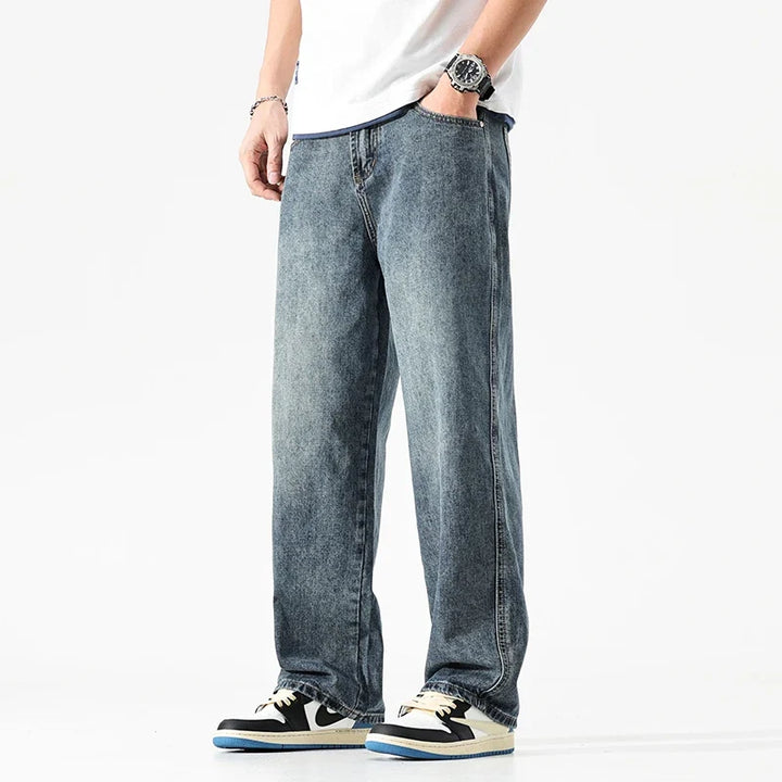 Ethan Stone-Wash Denim Jeans