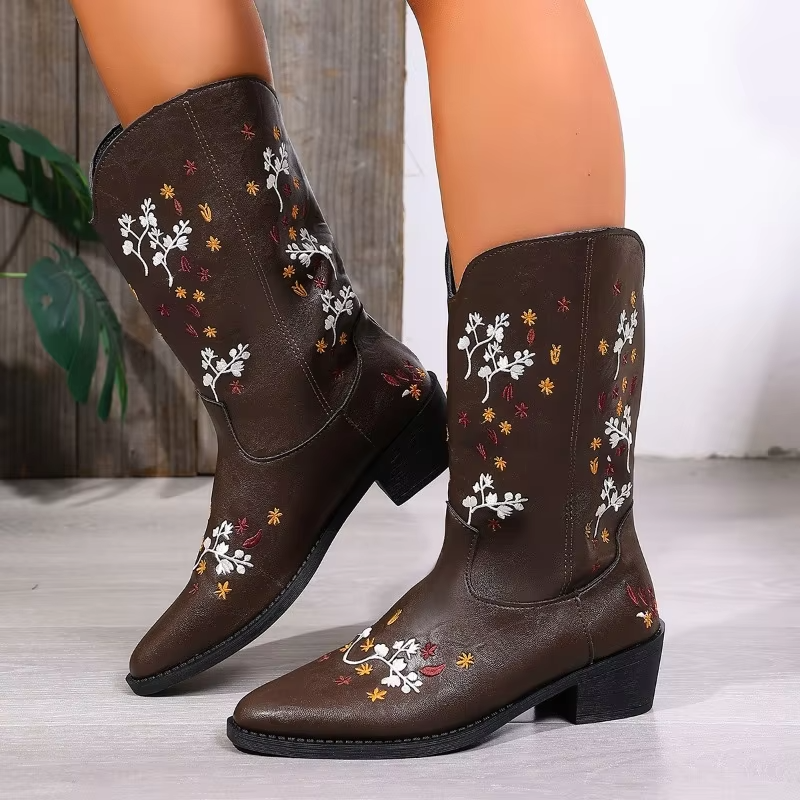 Maisie Embroidered Boots