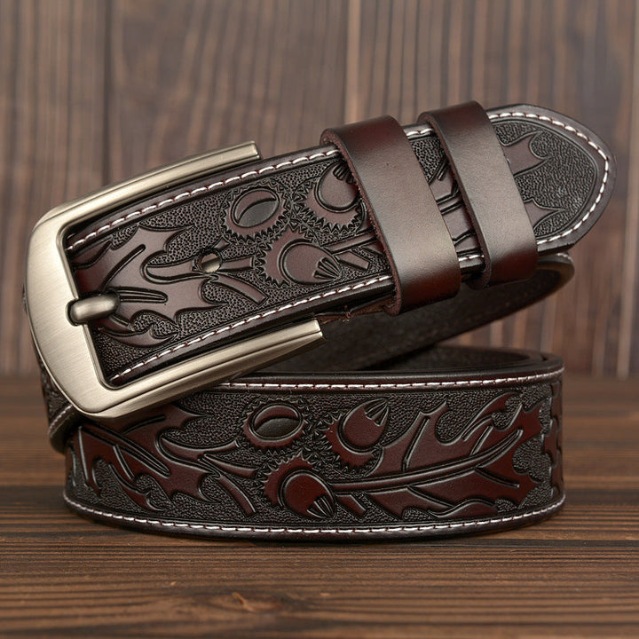 The Foreman Carved Belt