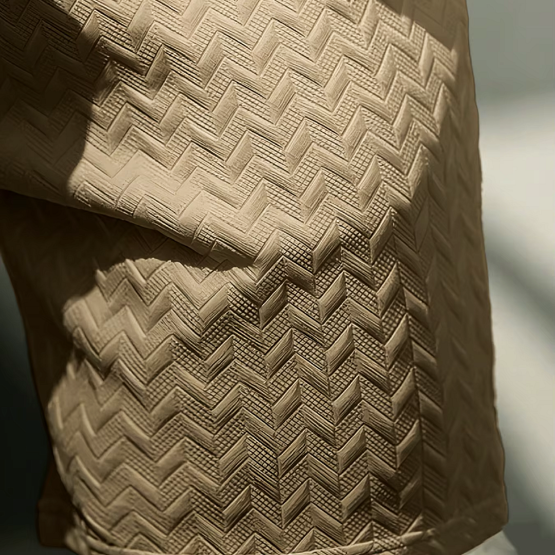 Chevron Textured Shorts