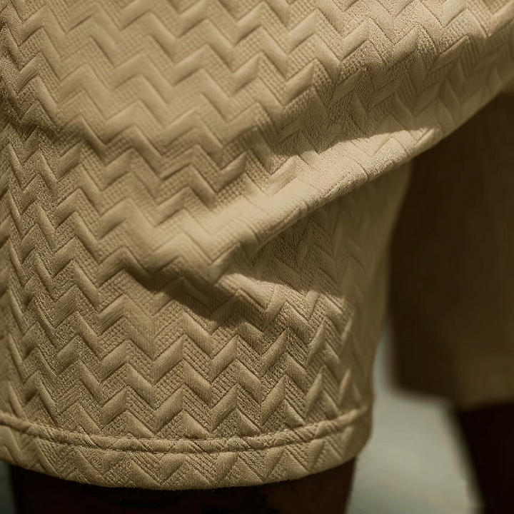 Chevron Textured Shorts