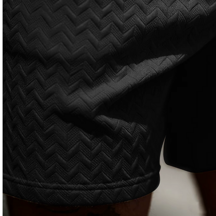 Chevron Textured Shorts