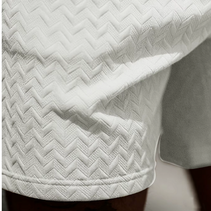 Chevron Textured Shorts
