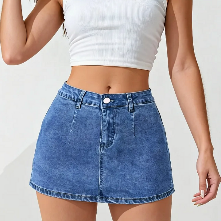 Camelia Denim Skort