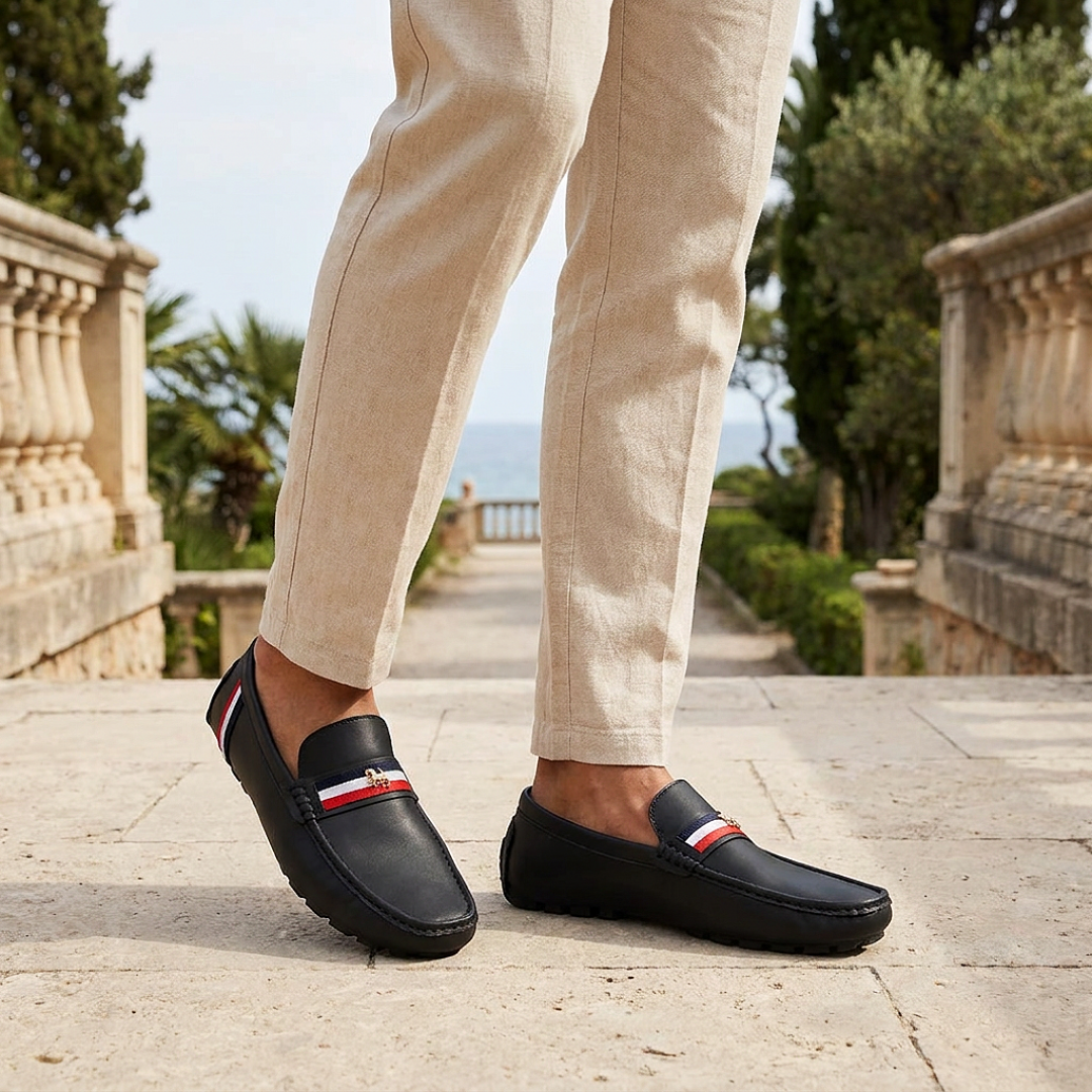 Lambert Stripe Loafers