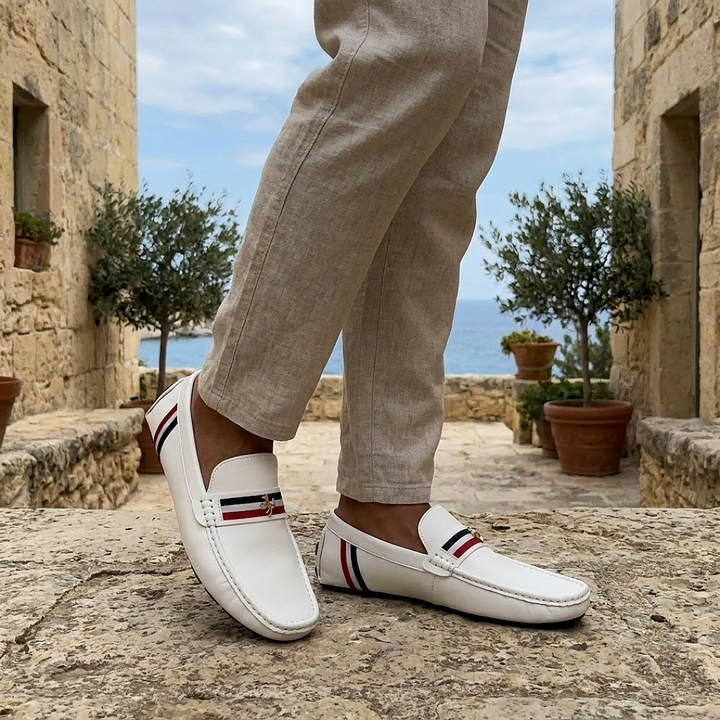 Lambert Stripe Loafers
