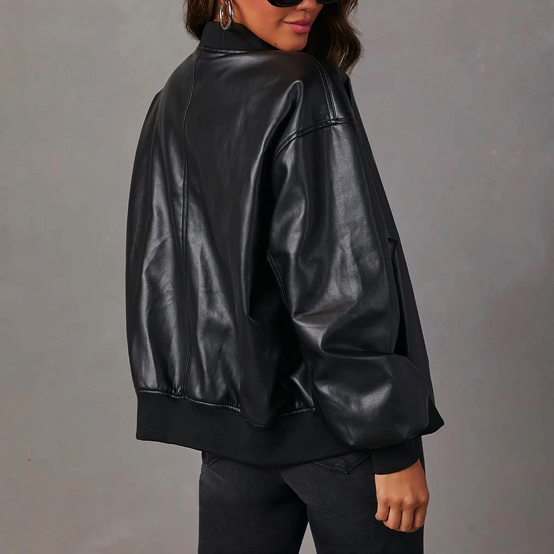 Dakota Leather Bomber Jacket