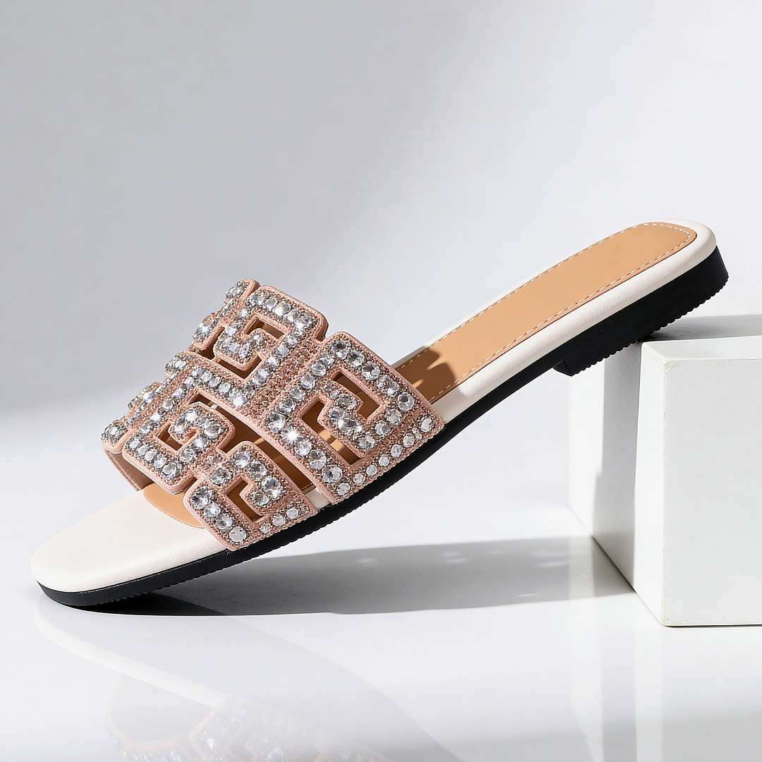 Aurora Rhinestone Slides