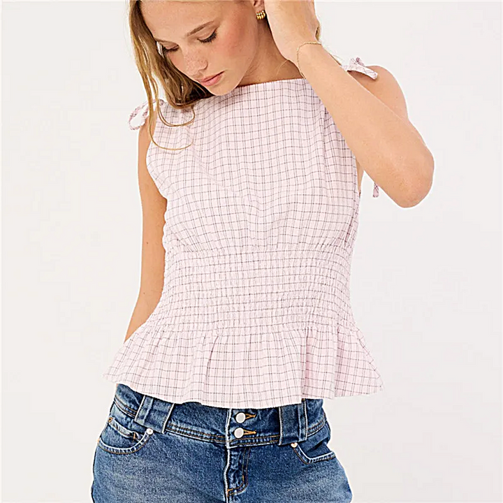 Marseille Check Top