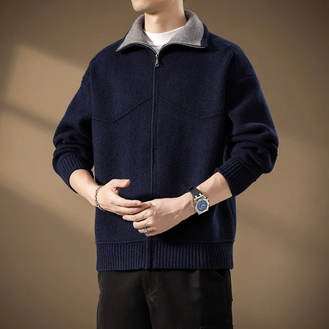 Merino Full-Zip Sweater