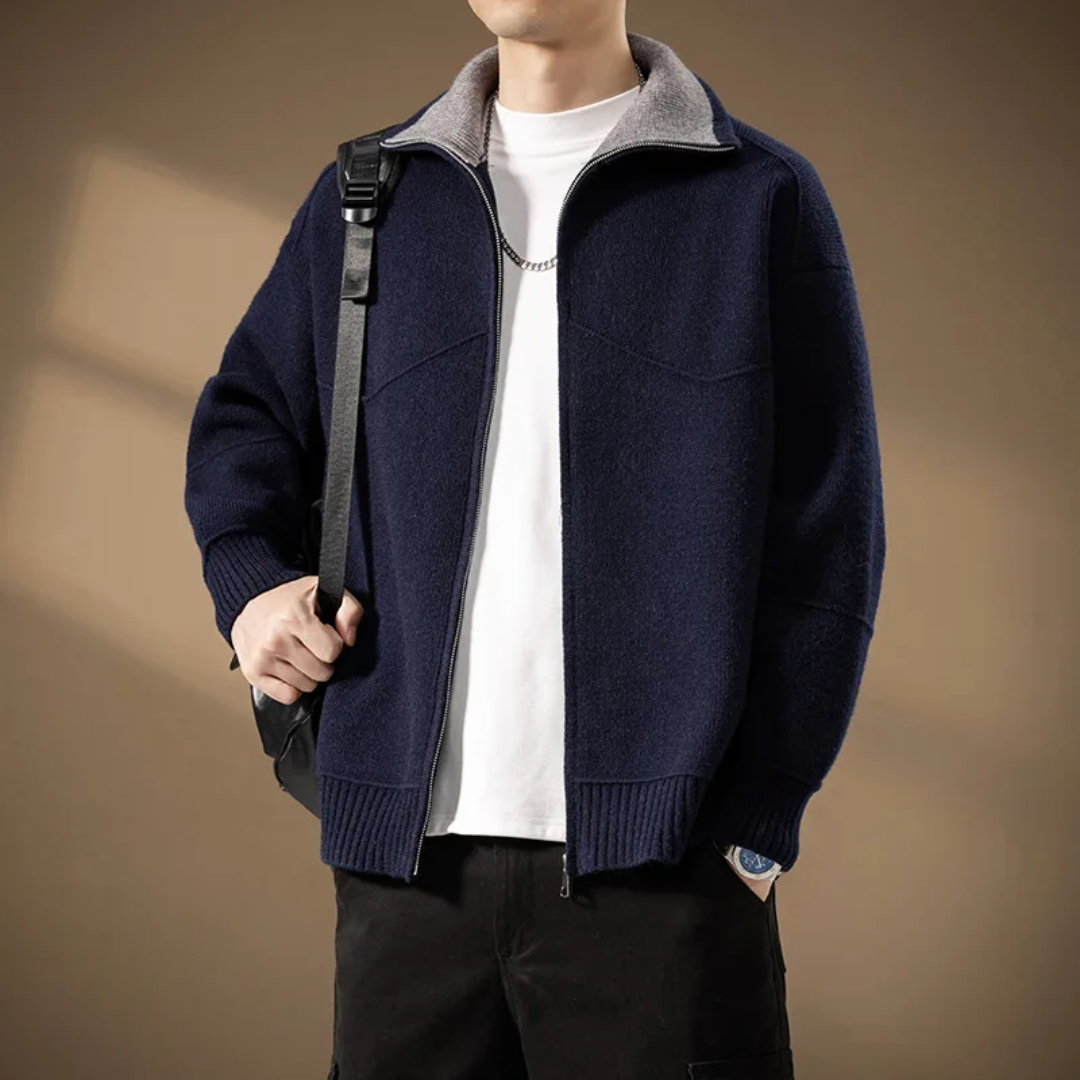 Merino Full-Zip Sweater