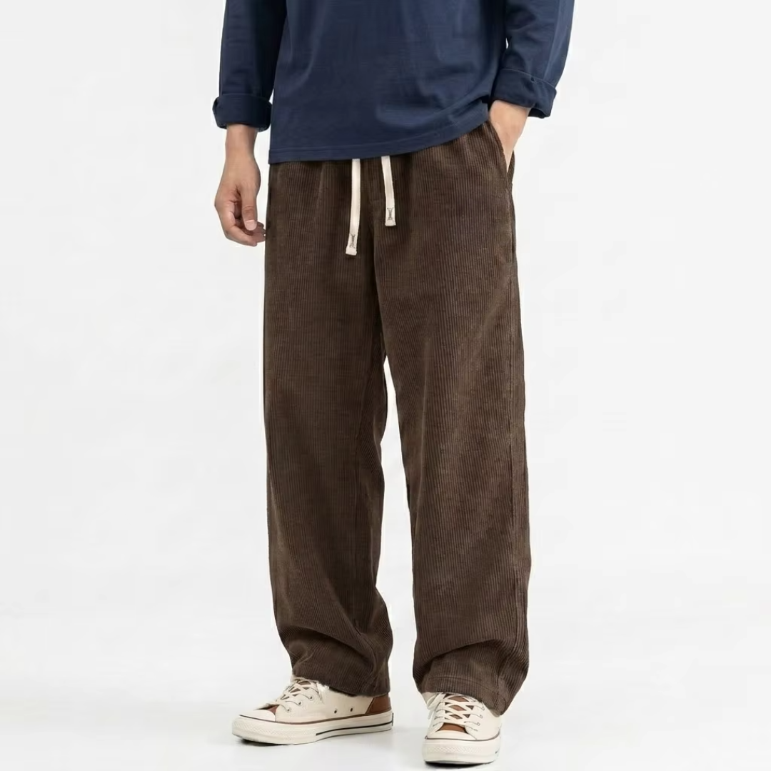 Marvao Wide Leg Corduroy Pants