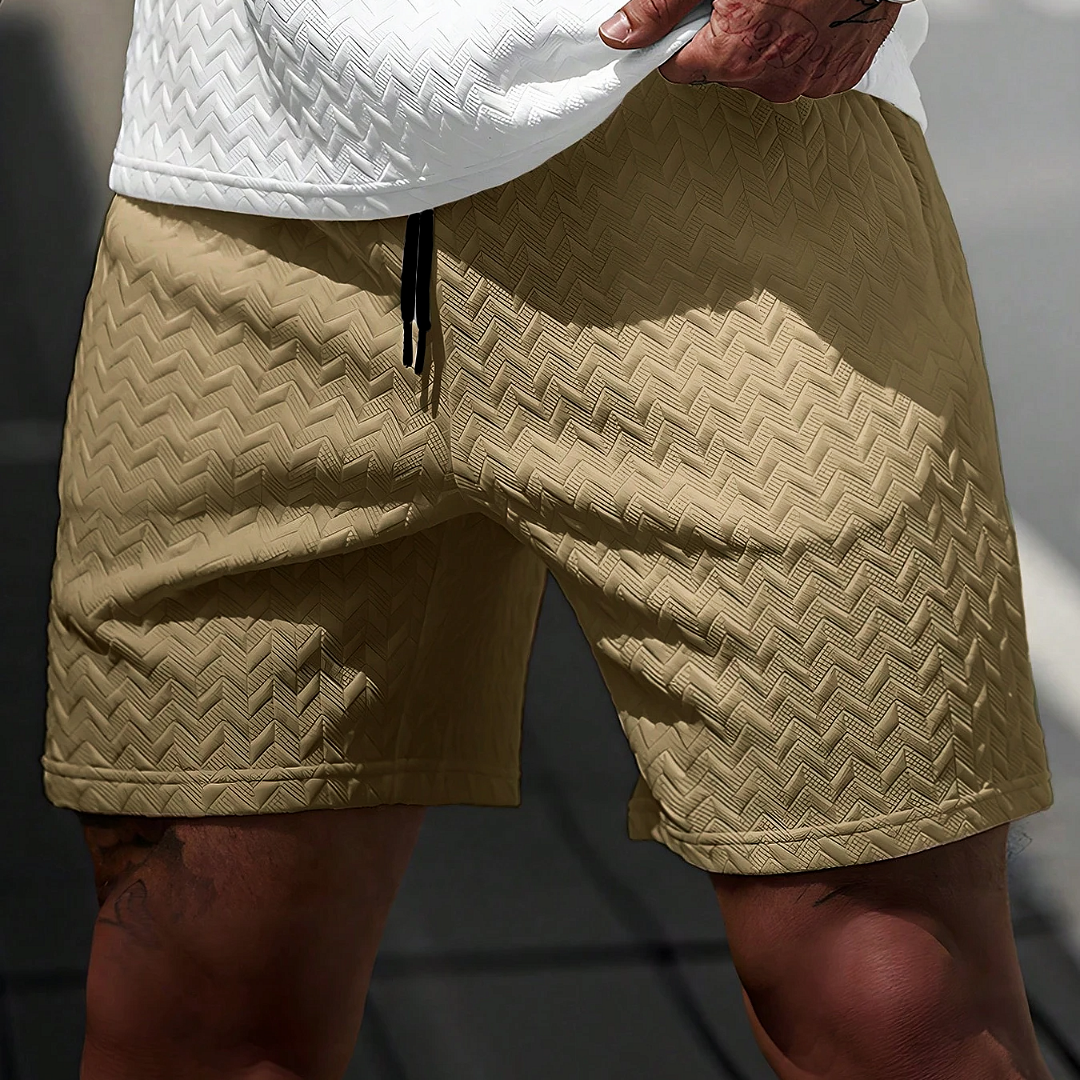 Chevron Textured Shorts
