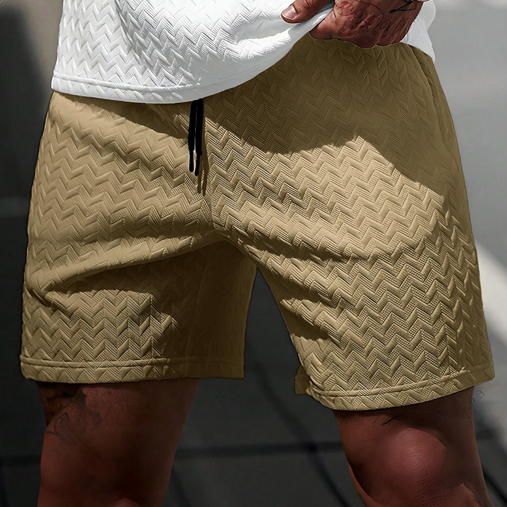 Chevron Textured Shorts