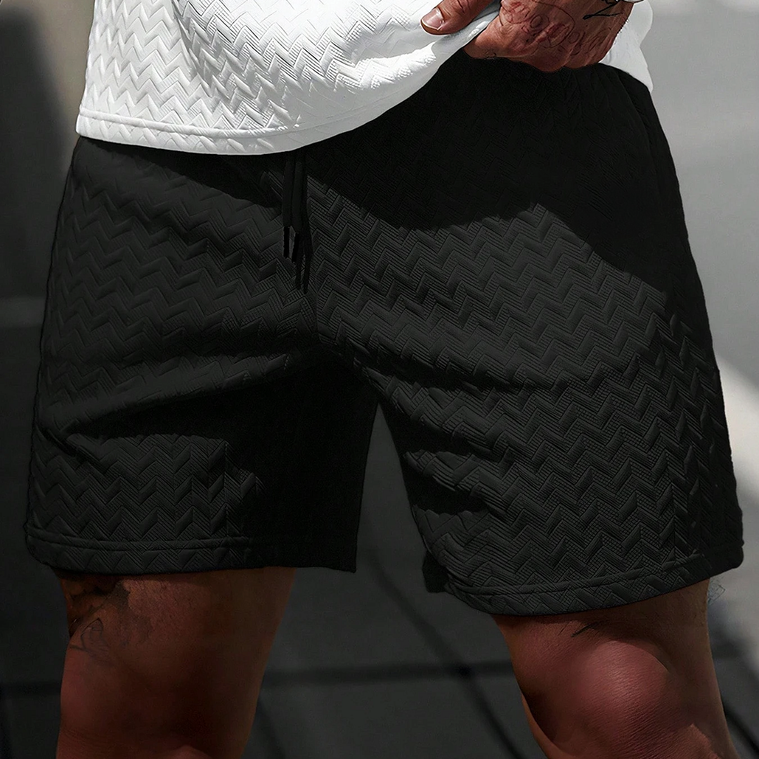Chevron Textured Shorts