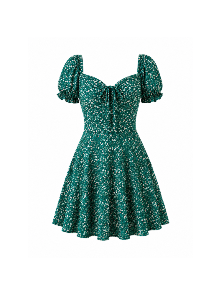 Elliatt Floral A-Line Mini Dress