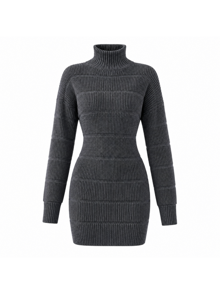 Cleo Knit Turtleneck Dress