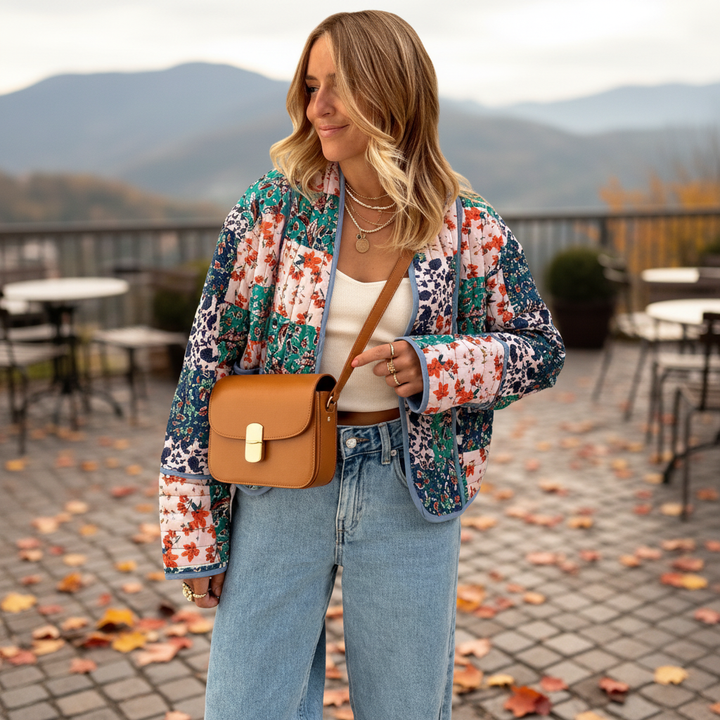 Isabel Quilted Floral Jacket
