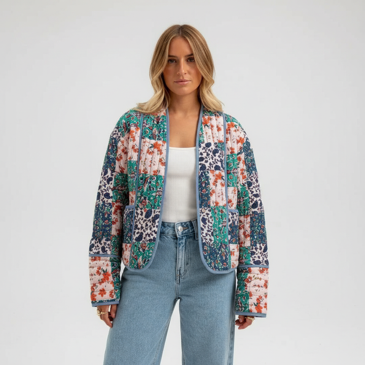 Isabel Quilted Floral Jacket