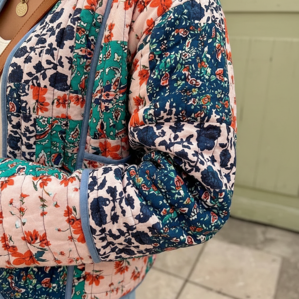 Isabel Quilted Floral Jacket