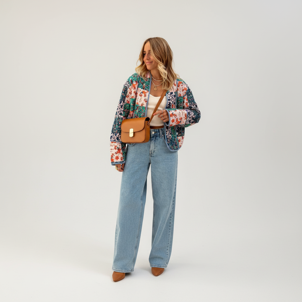 Isabel Quilted Floral Jacket