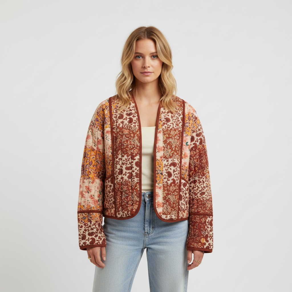 Isabel Quilted Floral Jacket