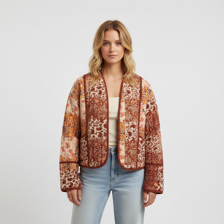 Isabel Quilted Floral Jacket