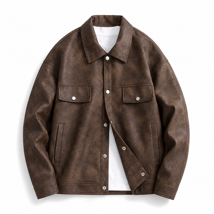Wilson Leather Trucker Jacket