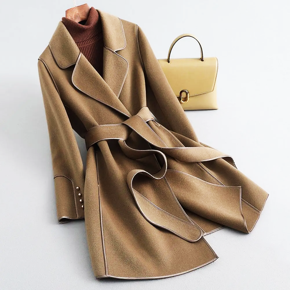 Laurent Wool Trench Coat